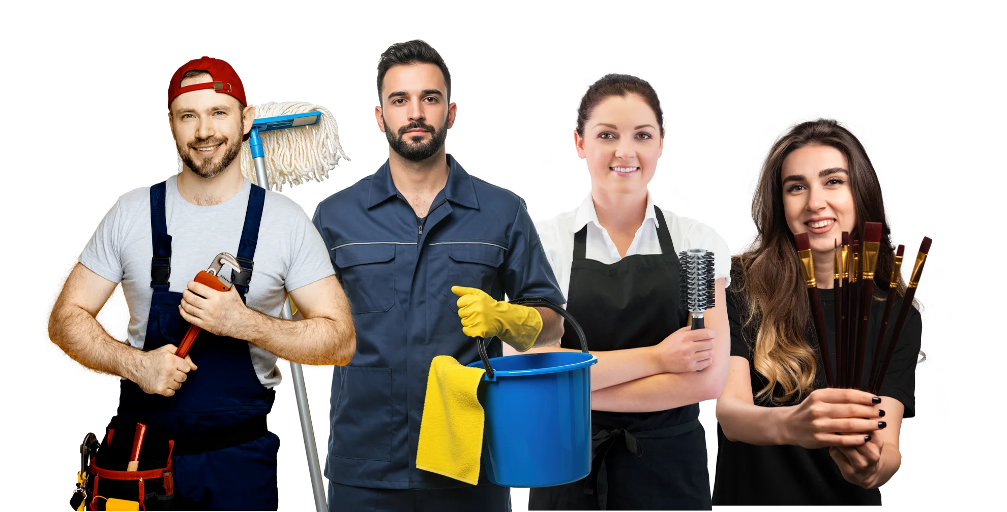 Aplicacion El Dezvare mostrando servicios disponibles